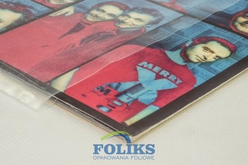 OKŁADKI OCHRONNE NA PŁYTY DVD FOLIA+KLEJ 50 SZT