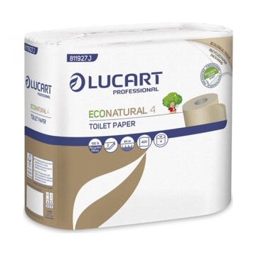 PAPIER TOALETOWY LUCART ECONATURAL 44m 400 LISTKÓW WYDAJNY