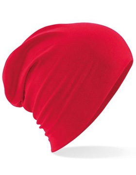 CZAPKA ZIMOWA BAWEŁNIANA HEMSEDAL COTTON SLOUCH BEANIE CLASSIC RED