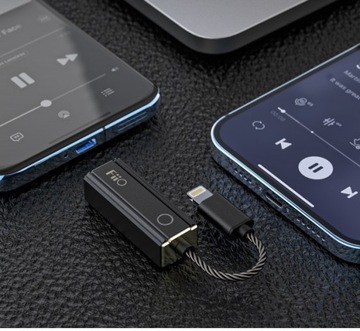 FiiO KA2 LT 4,4 мм, черный ЦАП Hi-Fi MQA Apple iPhone