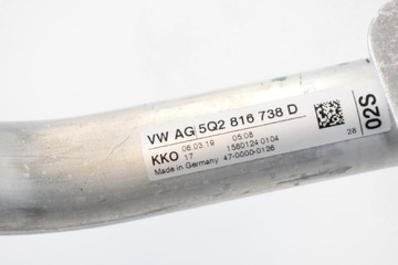 AUDI TT 3 2.0 TFSI 2018 RHD A/C WAZ KLIMATIZACE TRUBKA