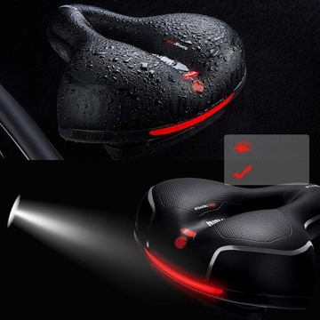 ВЕЛОСИПЕДНОЕ СИДЕНЬЕ ИЗ МЯГКОЙ ГЕЛЕВОЙ ПЕНЫ КОМФОРТНЫЙ АКТИВ