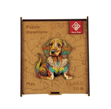 PUZZLE DREWNIANE A4 PIES