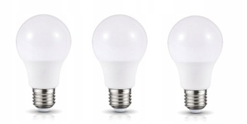 ŻARÓWKI E27 LED 3000K 8W 806LM=60W 30 000h 3SZT
