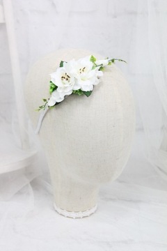 Нежная повязка для волос на свадьбу, КРЕМОВЫЙ