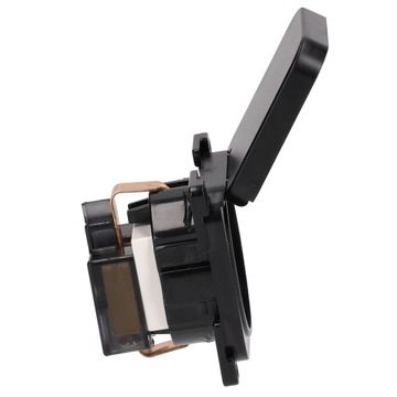 Gniazdo ścienne 230V C-Line z klapką czarne Haba NOWOŚĆ 2025