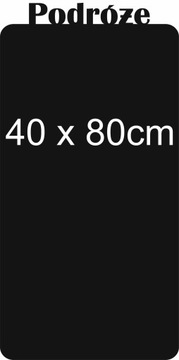 Masywna Tablica Magnetyczna na magnesy z podróży - PODRÓŻE - 40x 80 cm