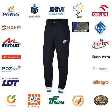 Spodnie damskie Nike Heritage Flc czarne