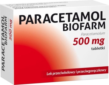 Paracetamol Biofarm 500mg 20 tabletek