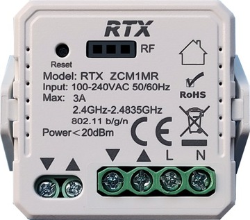 Модуль контроллера жалюзи RTX TUYA ZigBee TUYA СКАЧАТЬ