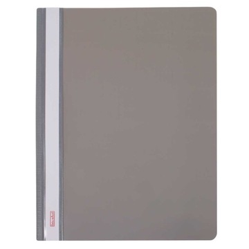 SKOROSZYT A4 TWARDY FOLIA PVC, Biurfol, szary