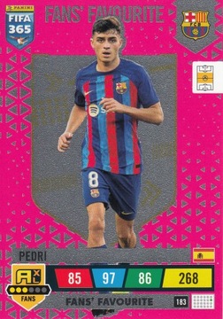 FIFA 365 2023 FANS FAVOURITE Pedri 183