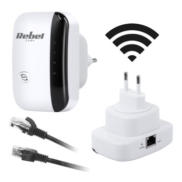 WZMACNIACZ SYGNAŁU WIFI REPEATER 300 Mb/s MOCNY