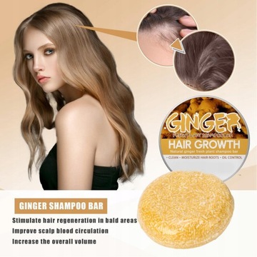 3 шт имбирный шампунь для роста волос.