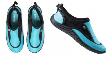 Buty do wody damskie turkusowe HI-TEC materiałowe jeżowce ochrona skały 39