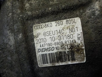 AUDI A4 B8 EXEO A5 2.0 TDI 11R 170KM CAH KOMPRESOR KLIMATIZACE 8K0260805L