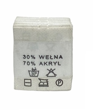 Wszywki odzieżowe 200szt Wełna Akryl Wyprzedaż