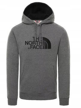 BLUZA męska THE NORTH FACE NF00AHJYLXS z kapturem szara bawełniana S