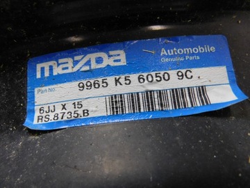 DISK OCELOVÝ 15 MAZDA 3 5 6 MPV ET50