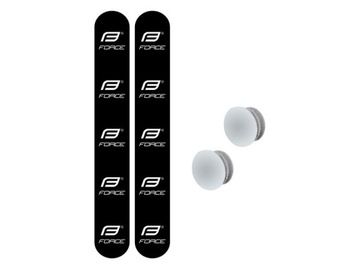 НАКЛАДКА НА РУЛЬ FORCE EVA ROAD, БЕЛАЯ