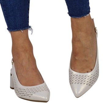 ТУФЛИ ЖЕНСКИЕ АЖУРНЫЕ, ЖЕМЧУЖНЫЕ САНДАЛИИ, УДОБНЫЕ, СТАБИЛЬНЫЕ