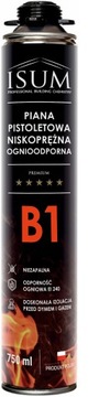 jakość! PIANKA PPOŻ OGNIOODPORNA OGNIOWA B1 isum