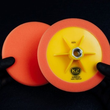 K2 DURAFLEX PAD GĄBKA POLERSKA 150 MM LEKKO / ŚREDNIO ŚCIERNA NA WIERTARKĘ