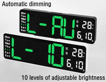 Светодиодная стена тревога Светодиодная температура Электронная дата с дистанционным управлением 4402