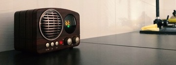 Kuchenne Radio w stylu Retro z Anteną Głośnik Bt