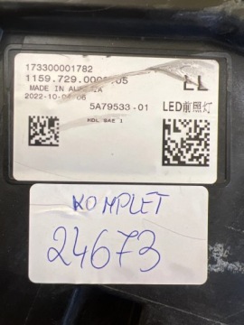 Priekiniai žibintai dešinysis ir kairysis Rolls-Royce Spectre 5A79533-01 5A79534-01 5A16546 5A16545 – nuotrauka 11
