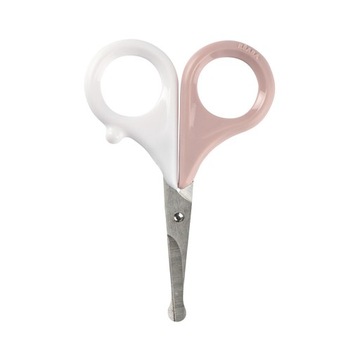 Детские маникюрные ножницы в футляре без BPA Old Pink 0 m+, Beaba