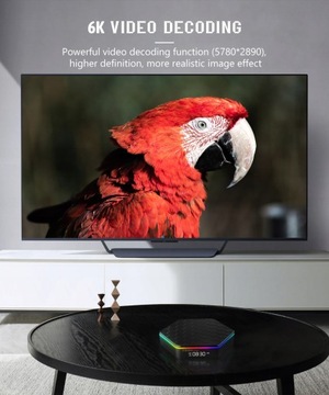 Горячие продажи Android12 TV BOX T95Z Plus RGB 6K Ultra HD 2,4G/5G