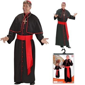 STRÓJ KOSTIUM PAPIEŻ MĘSKI PRZEBRANIE HALLOWEEN KSIĄDZ CZAPKA SZATA IMPREZE
