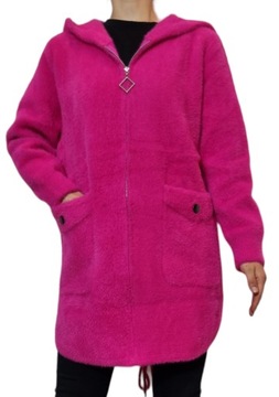 Alpaka/parka/bluza z kapturem/uni/suwak