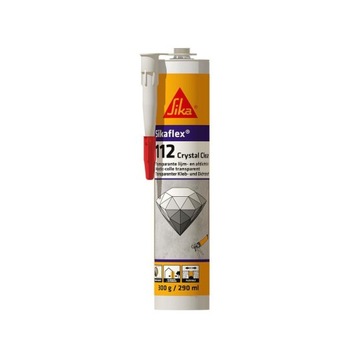 SIKA SIKAFLEX 112 CRYSTAL CLEAR BEZBARWNY 290ML KLEJ I USZCZELNIACZ