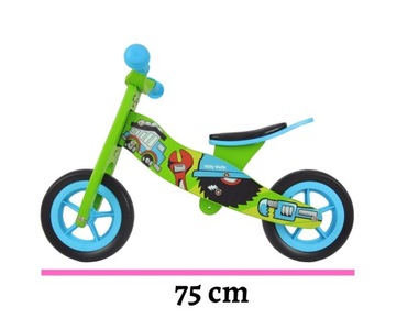 ДЕРЕВЯННЫЙ БАЛАНС/трехколесный велосипед 18м зеленый