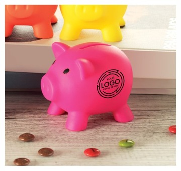 КОПИЛКА Открывающаяся ПВХ Розовый