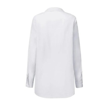 Slim Button White Shirt Women Fashion Tops Cotton