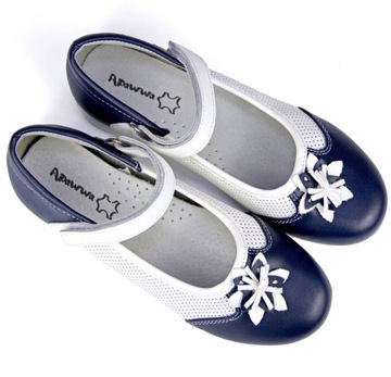 Balerinki pantofelki wizytowe r.35/22,8cm galowe