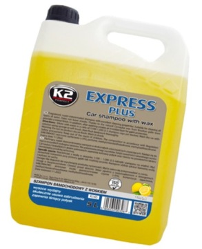 K2 EXPRESS PLUS ШАМПУНЬ С ВОСКОМ 5000мл 5л