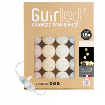GuirLED Łańcuch Świetlny Girlanda LED Beżowa 16x 3,2m USB