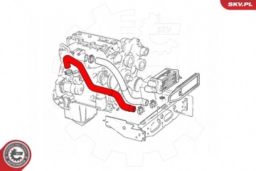 PŘÍVOD TURBÍNY 43SKV352 / # 1598 DODGE DART STRATUS CHRYSLER SEBRING JEEP