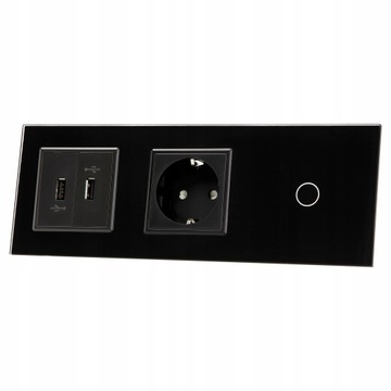 701G2USB-62 Włącznik pojedyn.+gniazdo+2xUSB LIVOLO