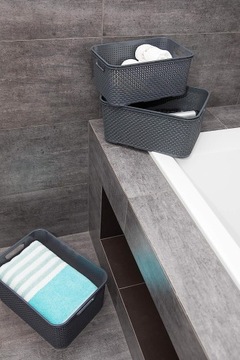 BRANQ - Корзина из ротанга - пластиковый контейнер - корзина - коробка - 10 л