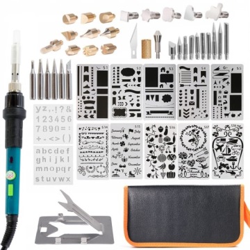 LUTOWNICA PIROGRAF HOTAIR WEP 60W WYPALARKA DREWNA dcs3kit6 49 elementów