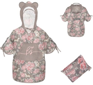 BABYSTEPS Poncho Poncho przeciwdeszczowe Peony