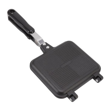 Двусторонняя сковорода из сплава с антипригарным покрытием.