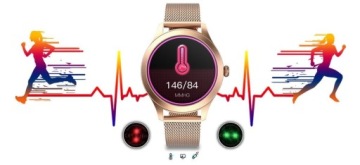 Женские SMARTWATCH G.Rossi SW014G-2 Розовое золото