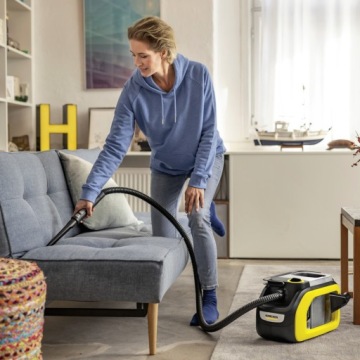 KARCHER SE 3-18 КОМПАКТНЫЙ ПОРТАТИВНЫЙ ПЫЛЕСОС-ПРАЧЕЧНАЯ + АККУМУЛЯТОР + ХИМИЯ