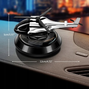 DYFUZOR ZAPACHOWY SAMOCHODOWY ENERGIA SŁONECZNA ŚMIGŁOWIEC Z PERFUMY